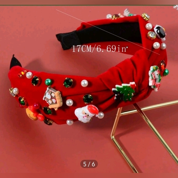 1 piece Christmas beaded headband for women. New without tags - Picture 4 of 6